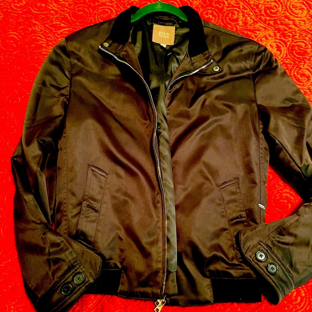 Men's Black Bomber Jacket 🖤